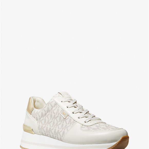 Michael Kors Monique Trainer, Size 8 and Cream color - Picture 1 of 4